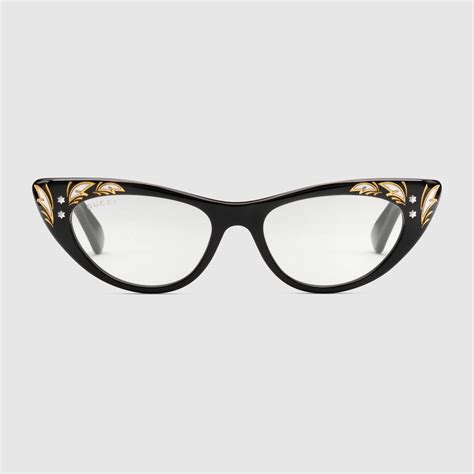 gucci cateye glasses|gucci cat eye optical glasses.